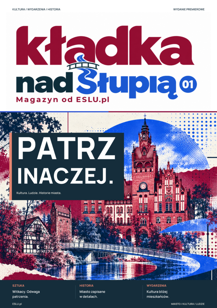 Wizualizacja okładki numeru 01 Kładki nad Słupią